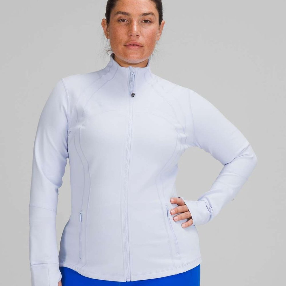 Lululemon Hooded Define Jacket Nulu Pastel Blue